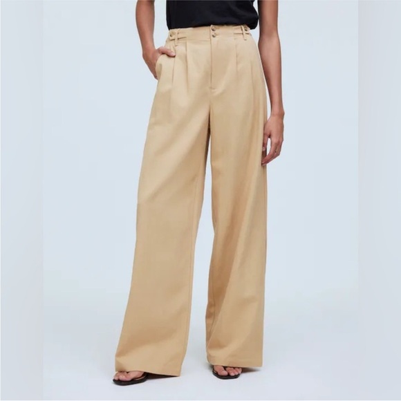 Madewell Pants - Madewell Harlow Wide Leg Trousers, Size: 8